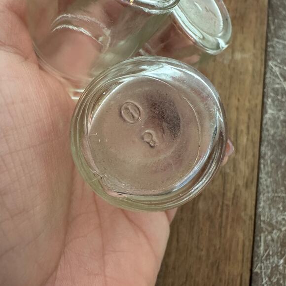 Owens Illinois Set of 3 Small Glass Vials Jars Decorative bud vase shelf decor - Picture 4 of 7